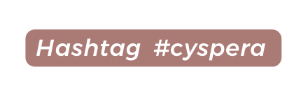 Hashtag cyspera